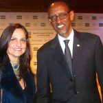 Paul Kagame, President of Rwanda with a Leading Edge Guides representative
