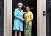 UK Prime Minister Theresa May met with Burmese State Counsellor Aung San Suu Kyi at Downing Street Theresa May and burmese counselor